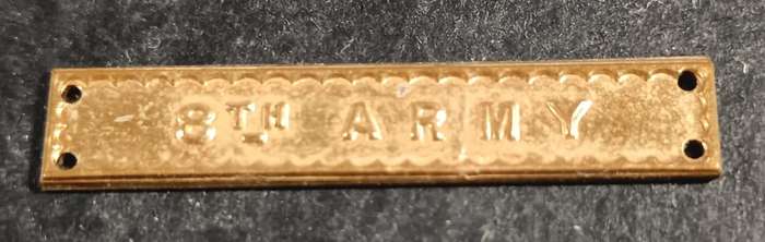 Full Size - World War Two 8th Army Clasp