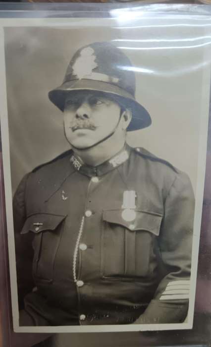 Vintage Police Officers Postcard