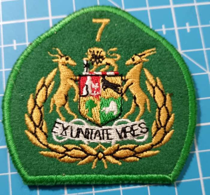 SADF - 7 Division Sergeant Major Rank Badge