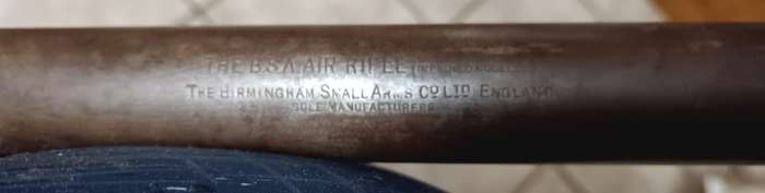 Vintage 19th Century BSA Air Rifle by The Birmingham Small Arms Co - Good Working Condition