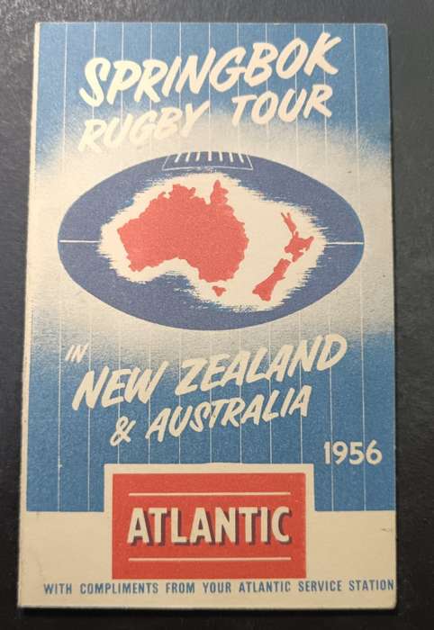 1956 Springbok Rugby Tour to New Zealand and Australia Souvenir