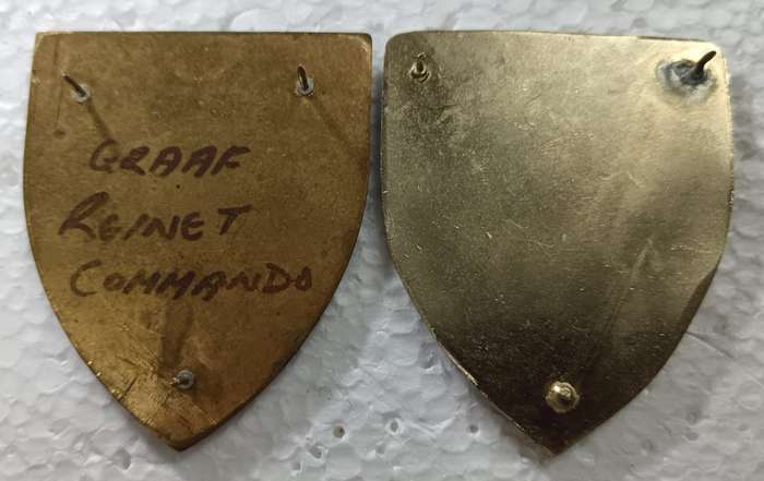SADF - Graaf Reinet Commando Shoulder Flash Pair