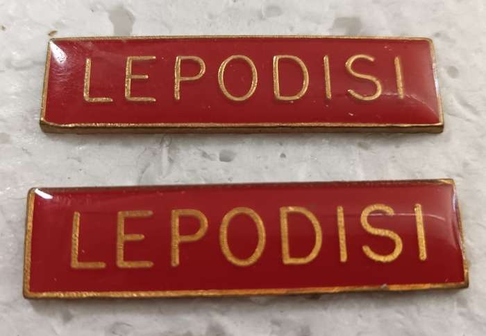 (Homelands) Bop Police Title Badges