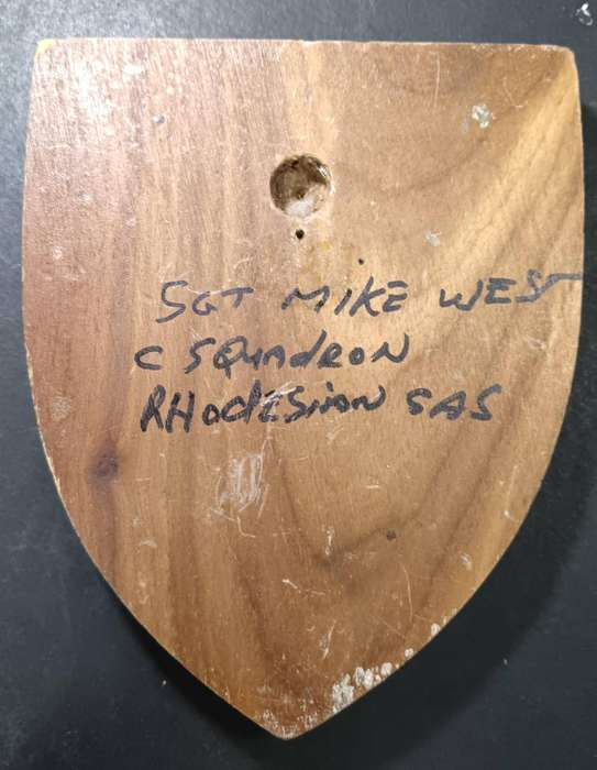 Special Forces Super Soldier - Mike West ( SAS and Recce ) SAS Signed Plaque