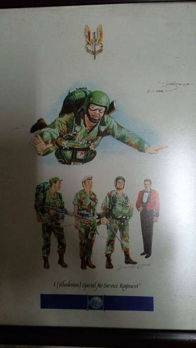 Special Forces Super Soldier - Mike West (SAS and Recce)Signed SAS Frame