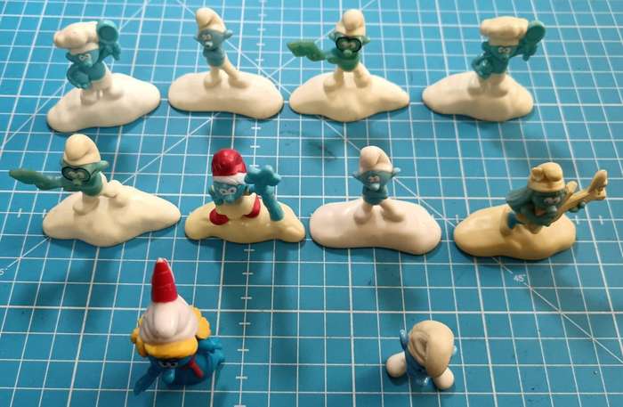 Vintage SMURFS Figurine Lot