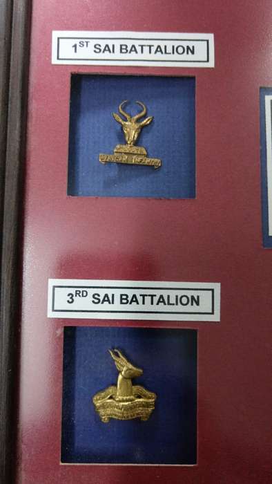 SADF - Infantry Badges Framed ( Brigadier-General H.T Lukin )