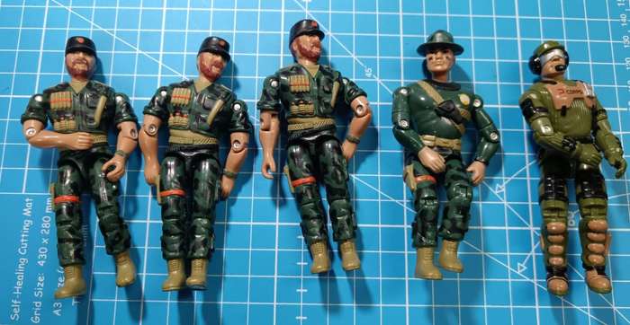 Lanard The Corps Figurine Lot