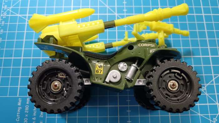 LANARD CORPS! ATV Missile to Air Fighting Vehicle Rolling Wheels