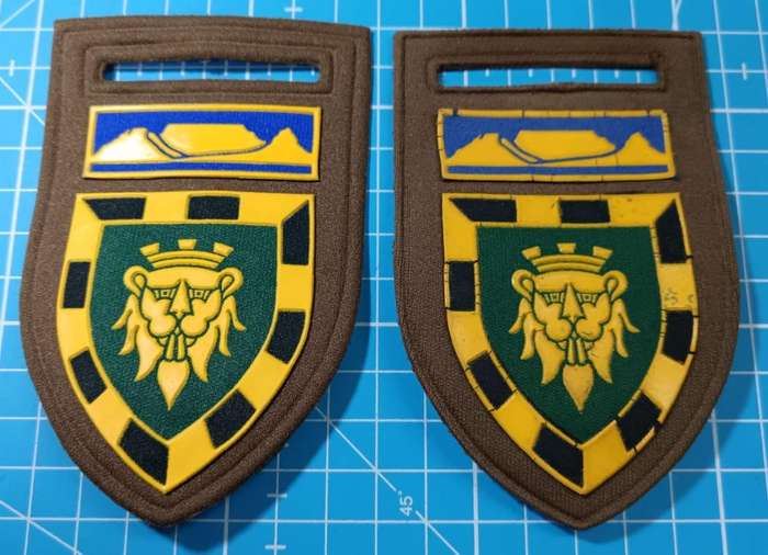 SADF - 2 SA Cape Corps Tupper Flash Pair
