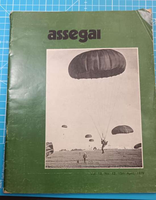 The "Assegai Magazine" is a historical publication, specifically a magazine issued by Rhodesia