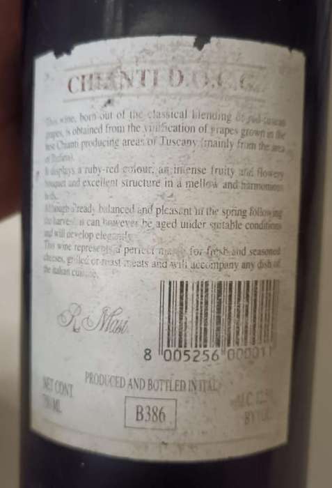 Vintage Red Wine
