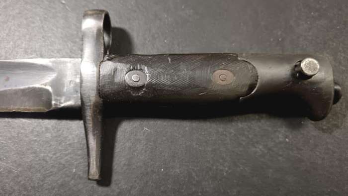 1936 Italian Corpo d`Eritreo Vetterli 1870/87 Askari Bayonet w/ Scabbard