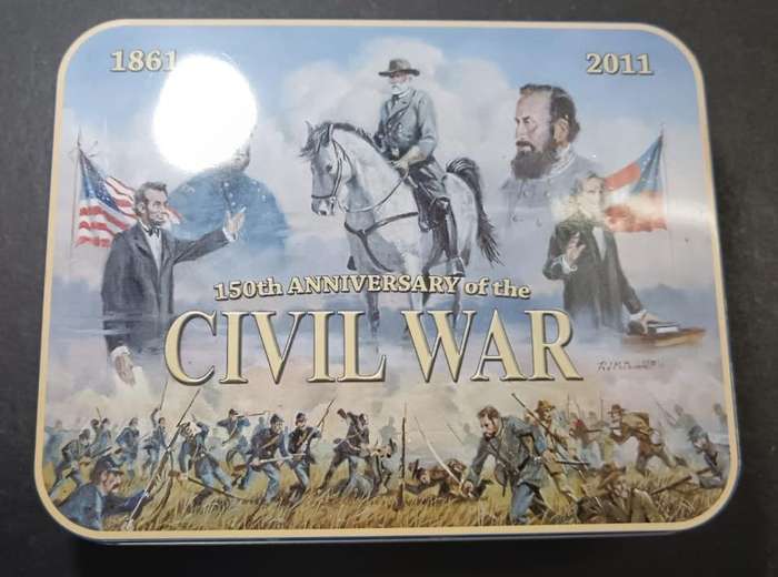 Rough Rider 150th Anniv Civil War Johnny Reb Folding Pocket Knife, Bullet & Box