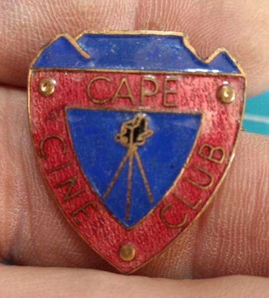 Vintage Cape Cine Club Brooch Pin Badge