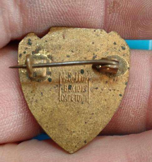 Vintage Cape Cine Club Brooch Pin Badge