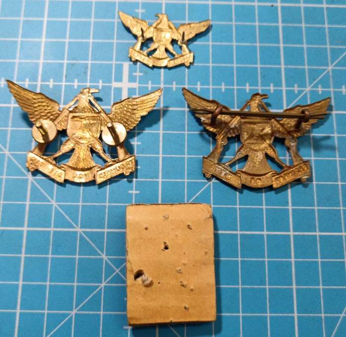 SADF - Regiment De Wet Cap Collars and Mess Dress Collars