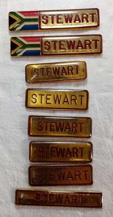 SADF - Steward Name Tag Lot