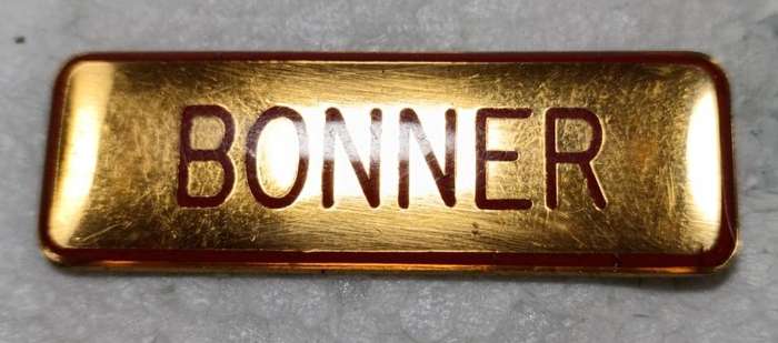 SADF - Bonner Name Tag