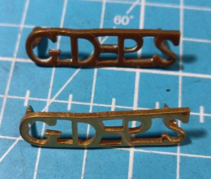 South African Prison Services Shoulder Titles