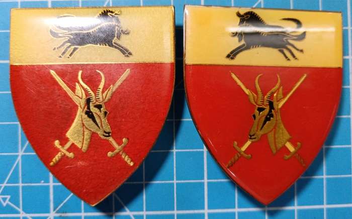 SADF - Natal Command HQ Shoulder Flash Pair