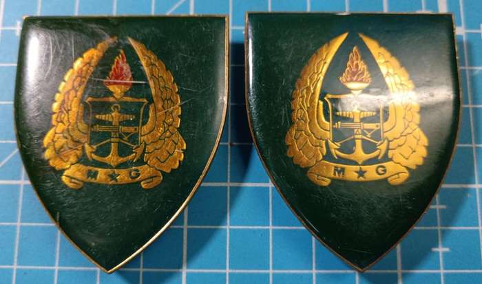 SADF - Army Gymnasium Shoulder Flash Pair