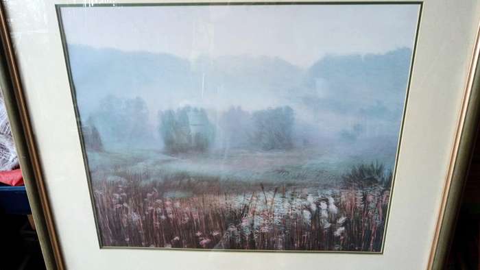 Ornate Framed Print ( Measures 90CM by 80CM ) Cost over R1000.00 more than 30 Years Ago.