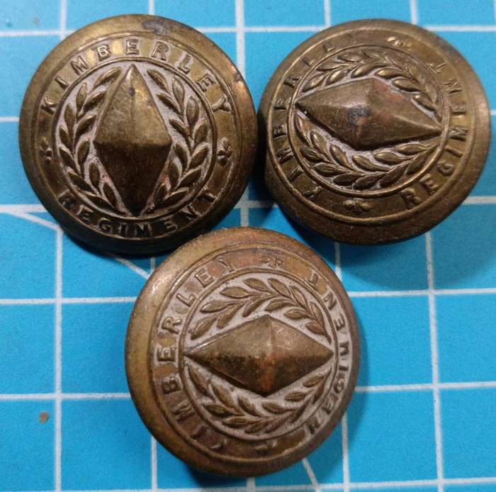 Collection of Military and Police Related Buttons - See Images