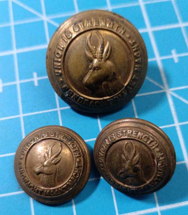 Collection of Military and Police Related Buttons - See Images
