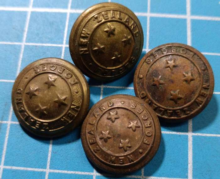 Collection of Military and Police Related Buttons - See Images