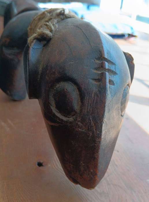 Rare Vintage Large African Medicine Dog