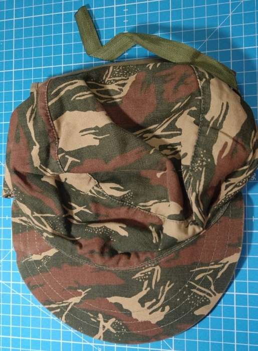 Koevoet/SWAPOL Camo Flap Cap with Day-Glo