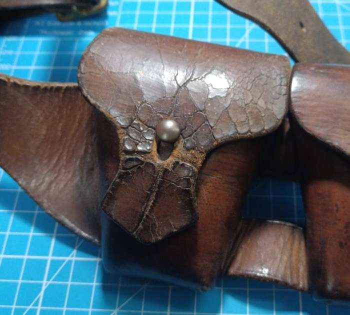 WW1 UDF: Pattern 1903 - 5 Pocket .303 Leather Bandolier