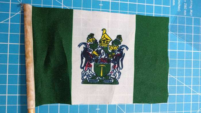 Rhodesia - Period Desk Flag