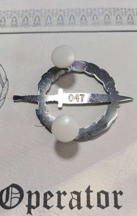 Special Forces Super Soldier - Mike West ( SAS and Recce ) Operators Badge with Certificate