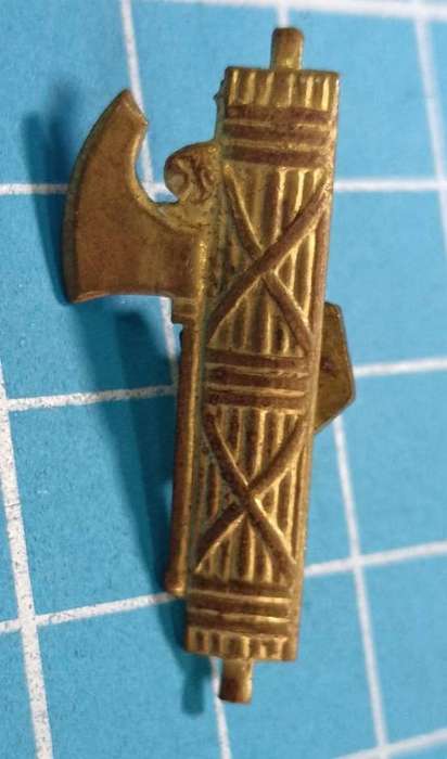 WW2 Italian Colonial Militia Collar Insignia Single