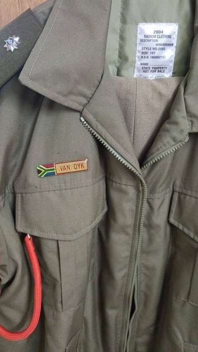 SANDF - Van Dyk Jacket with Insignia