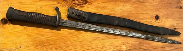 German M1898 German Weimar Era Bayonet with Scabbard