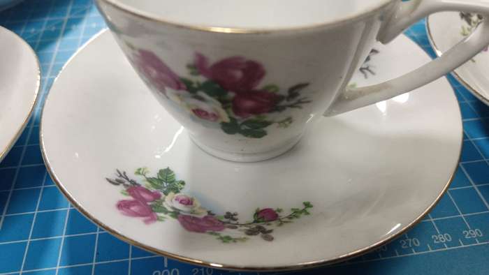 6 x vintage chinese duos