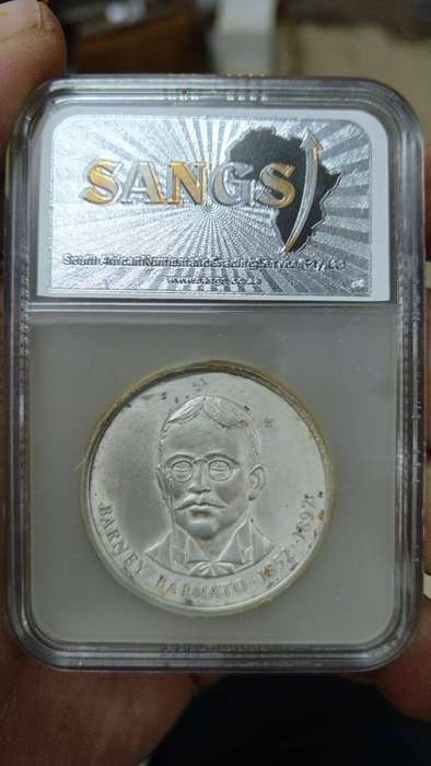 Pioneers of South Africa Barney barnato silver medal AU53