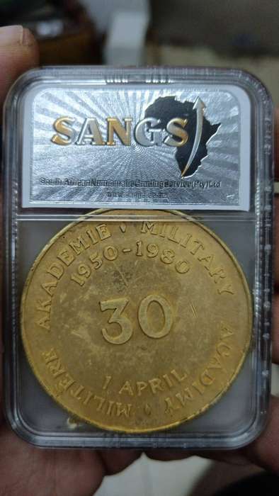 WOW!!! 30 Year Military academy.  Graded MS64
