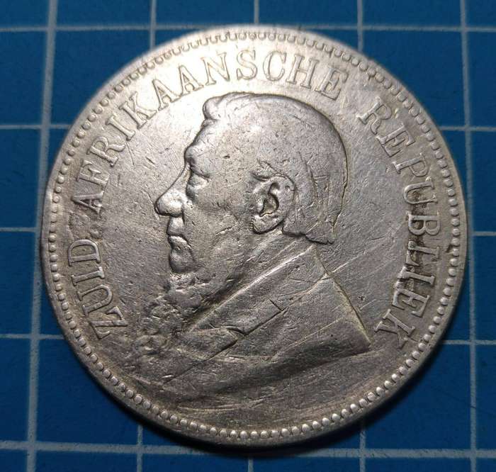 ZAR 1892 5 Shilling Single Shaft