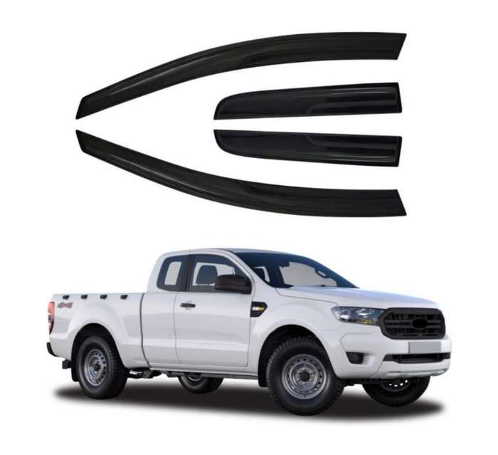 Ford Ranger Cab Access Windshields 2012-2022 4pc (Gloss Black)