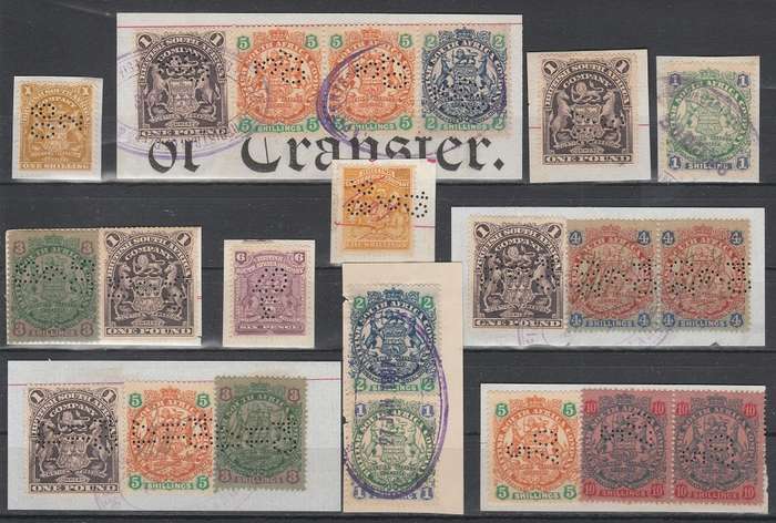 BRITISH SOUTH AFRICA COMPANY: REVENUES  COLLECTION ON PAPER
