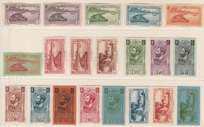 GABON: FRANCE COLONY : 1932: MHR
