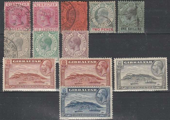 GIBRALTAR EARLY COLLECTION:LMM AND USED