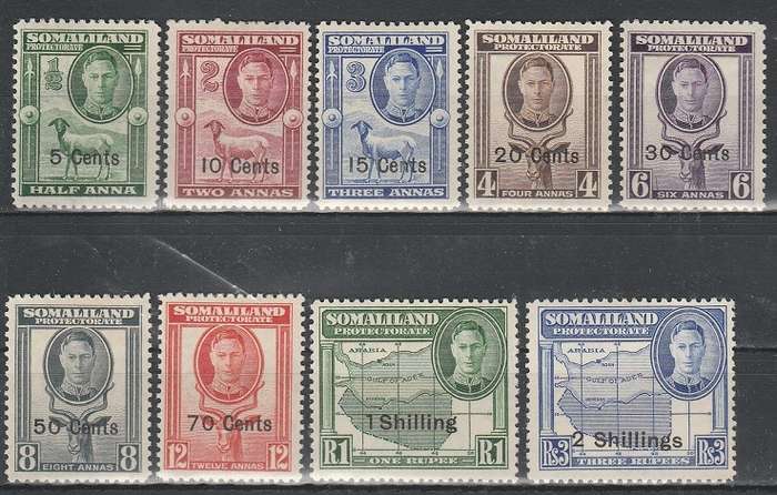 SOMALILAND: OPTD :1951: COLLECTION: MHR
