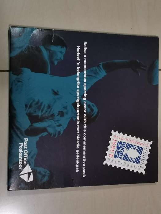 1995 rugby world cup Sapo Commemorative stamp pack