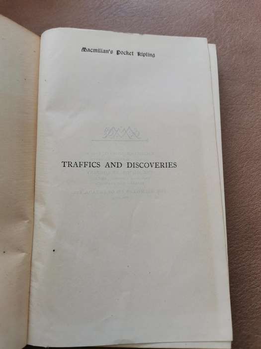 Rare 1916 traffic and Discoveries by Rudyard Kipling