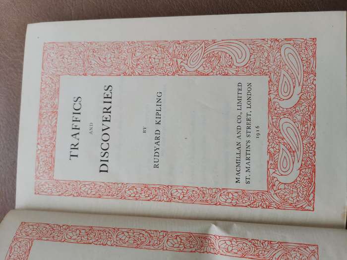 Rare 1916 traffic and Discoveries by Rudyard Kipling